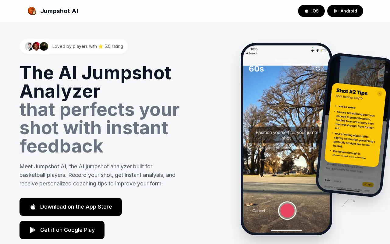 Jumpshot AI — preview screenshot