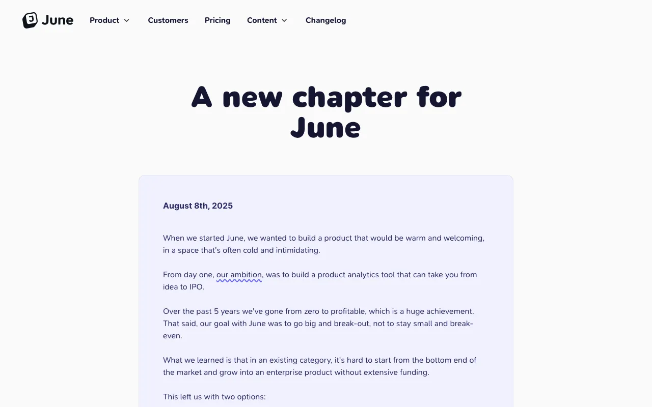 June AI — preview screenshot