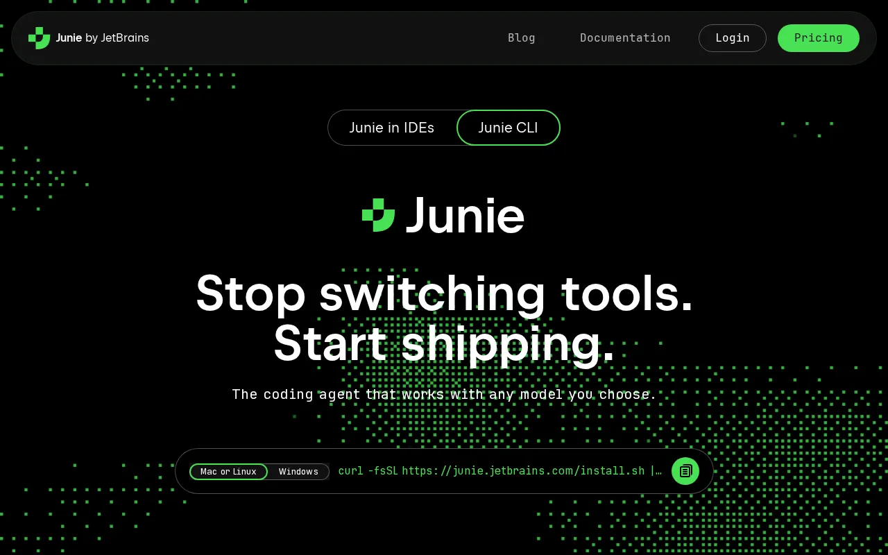 Junie by JetBrains — preview screenshot