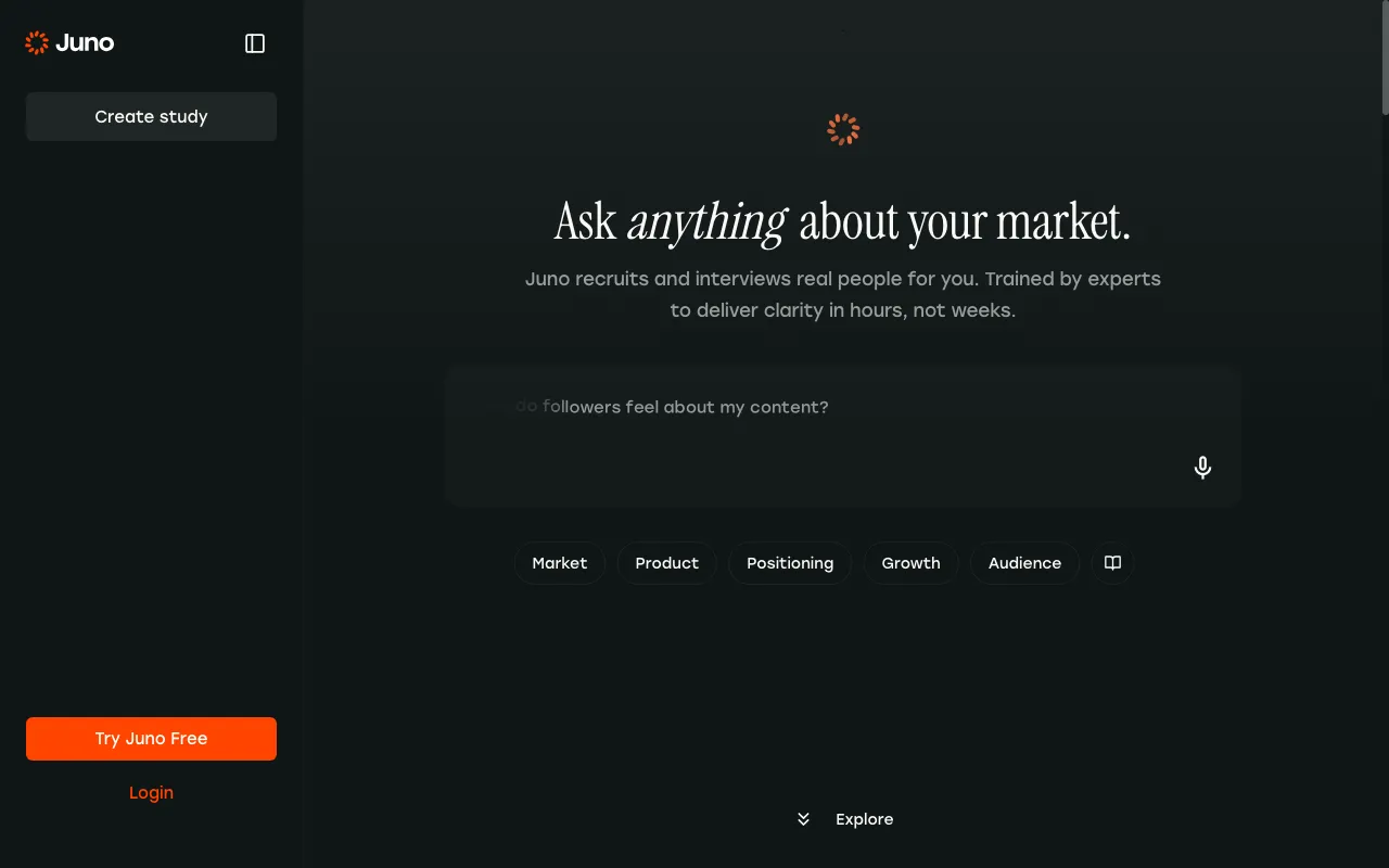 Juno Research — preview screenshot
