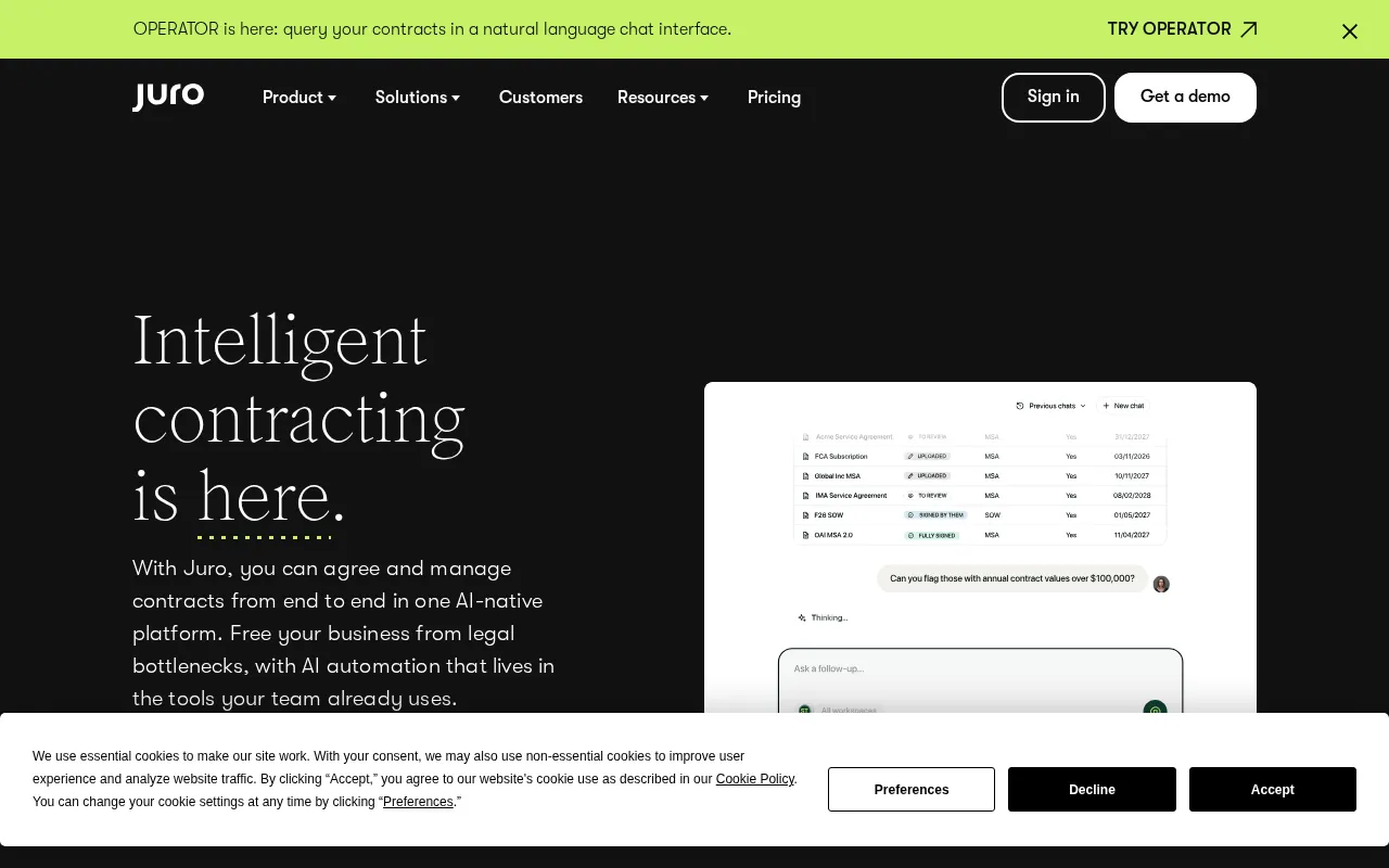 Juro — preview screenshot