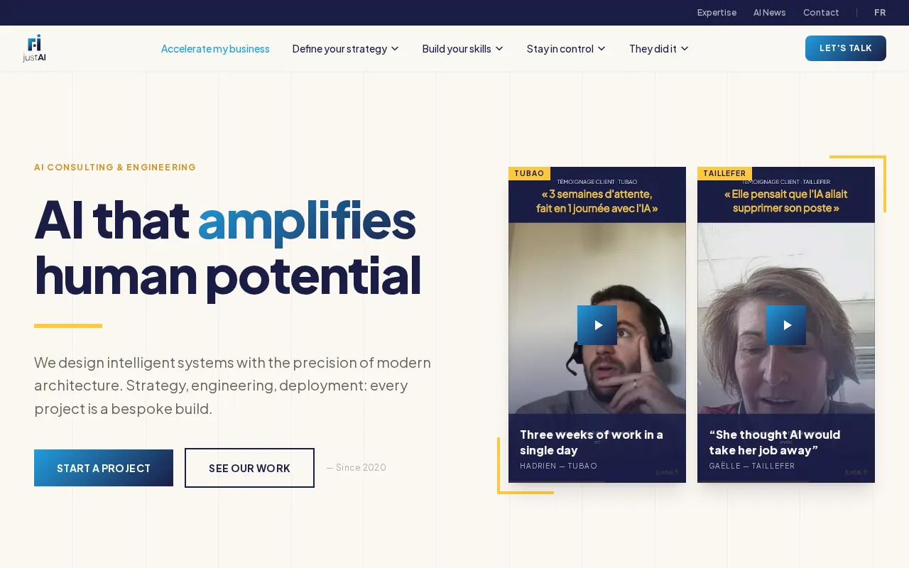 JustAI — preview screenshot
