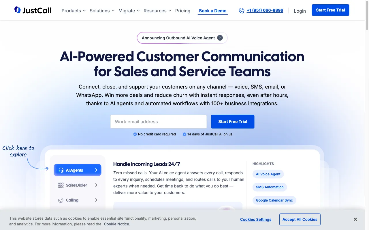 JustCall — preview screenshot