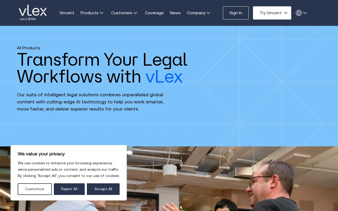 vLex — pricing page