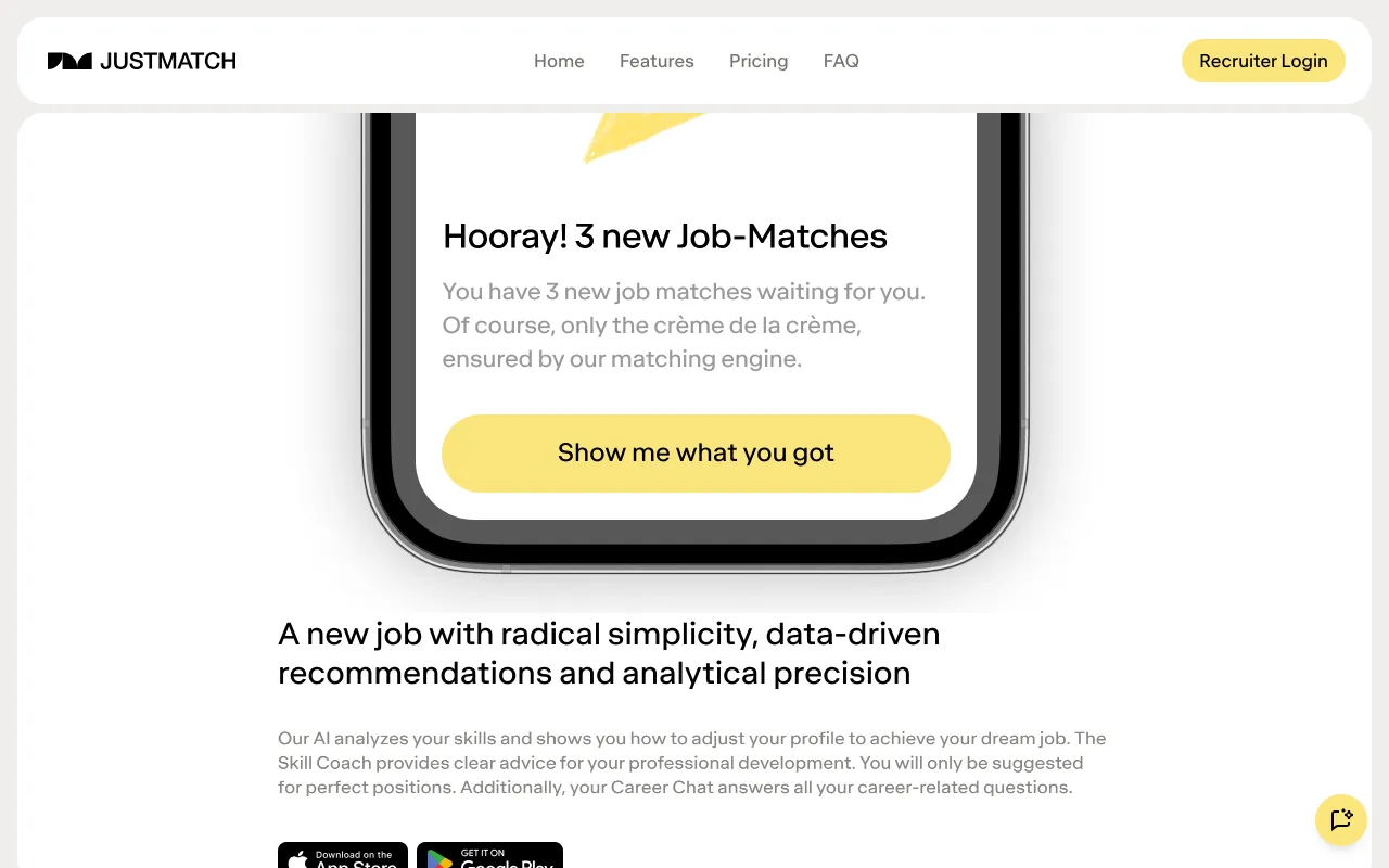 Justmatch — preview screenshot