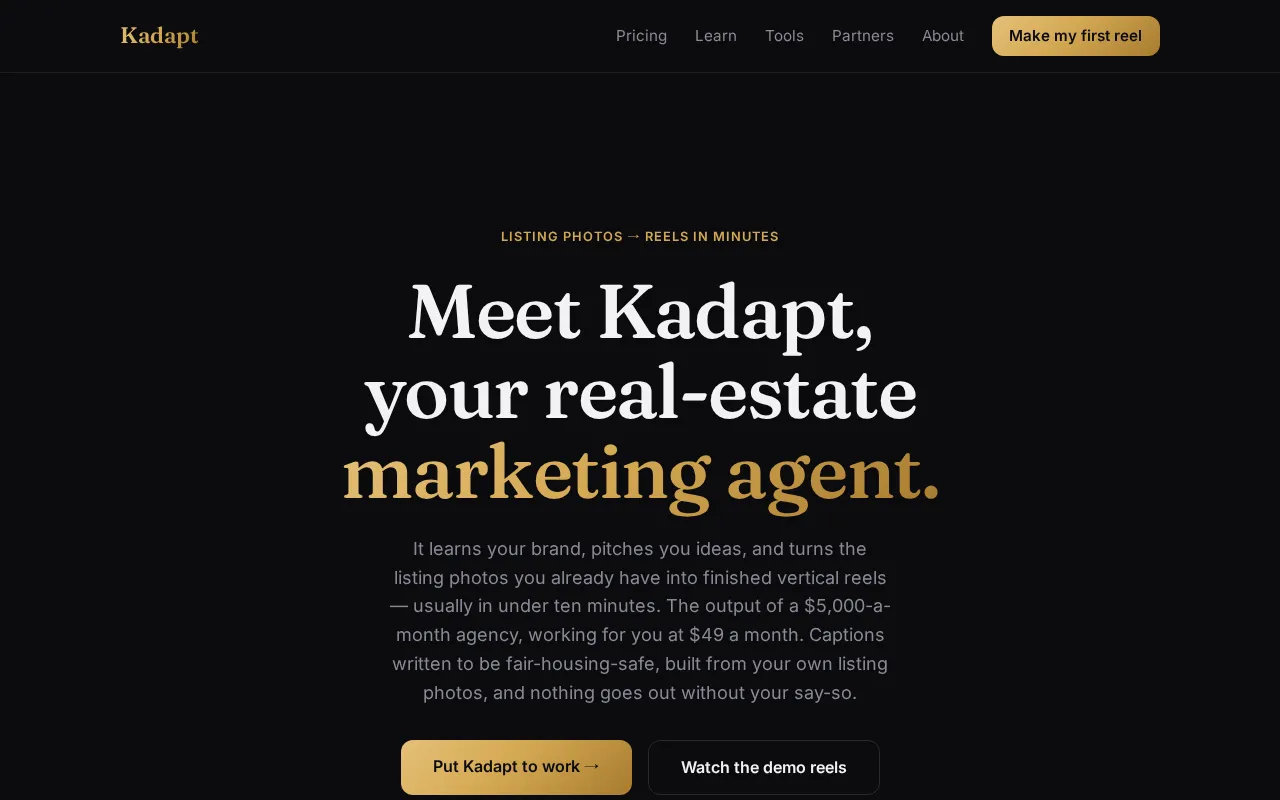 Kadapt — preview screenshot