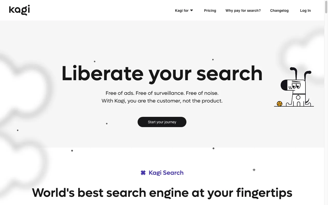 Kagi Search — preview screenshot