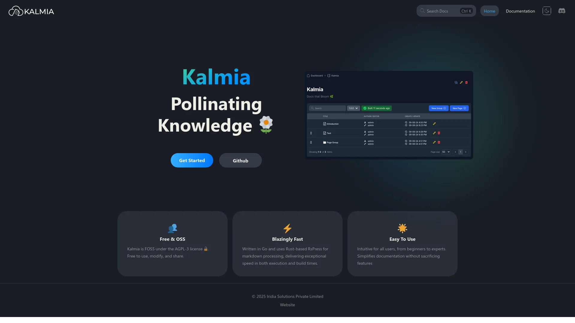 Kalmia — preview screenshot