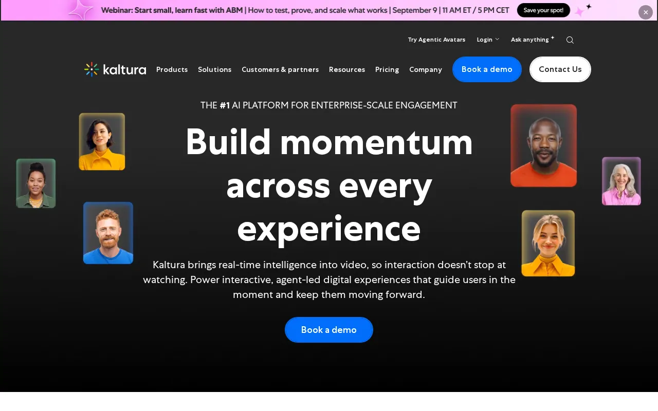 Kaltura — preview screenshot