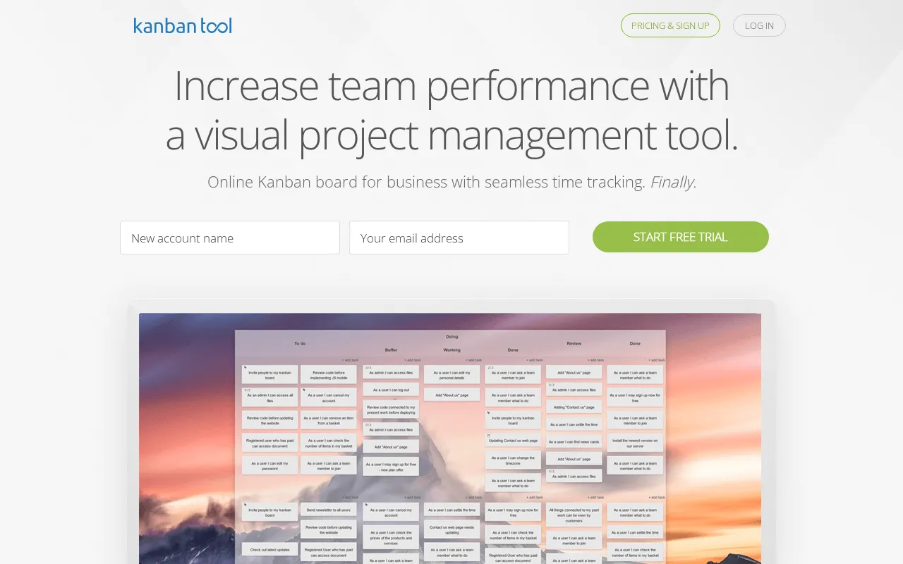 Kanbantool — preview screenshot