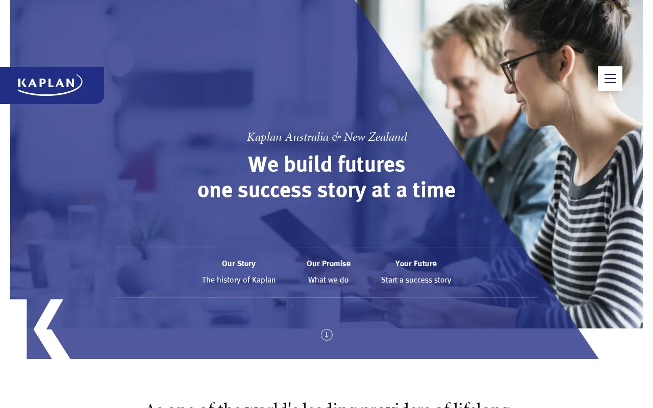 Kaplan Australia — preview screenshot
