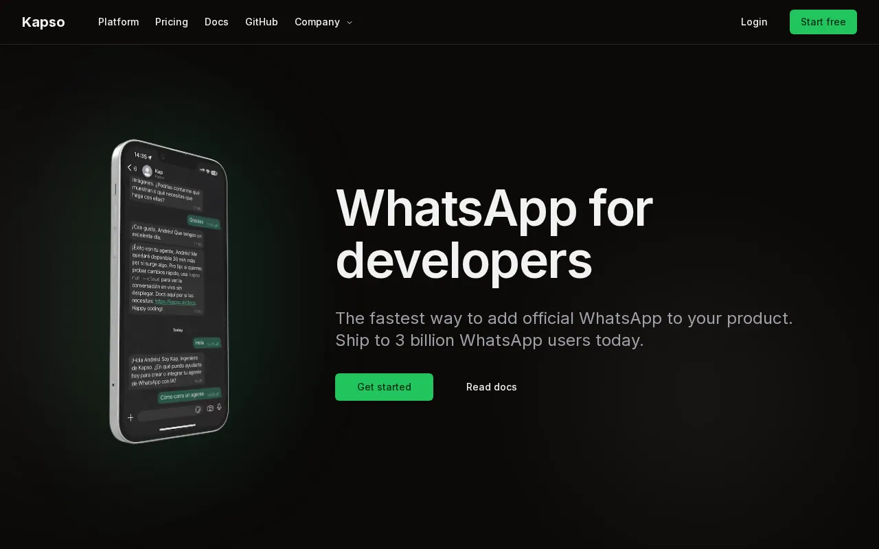 Kapso — preview screenshot