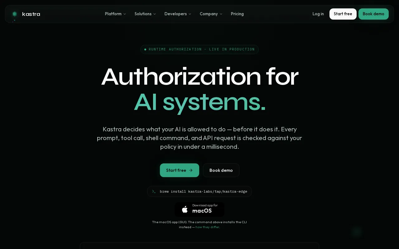 Kastra — preview screenshot