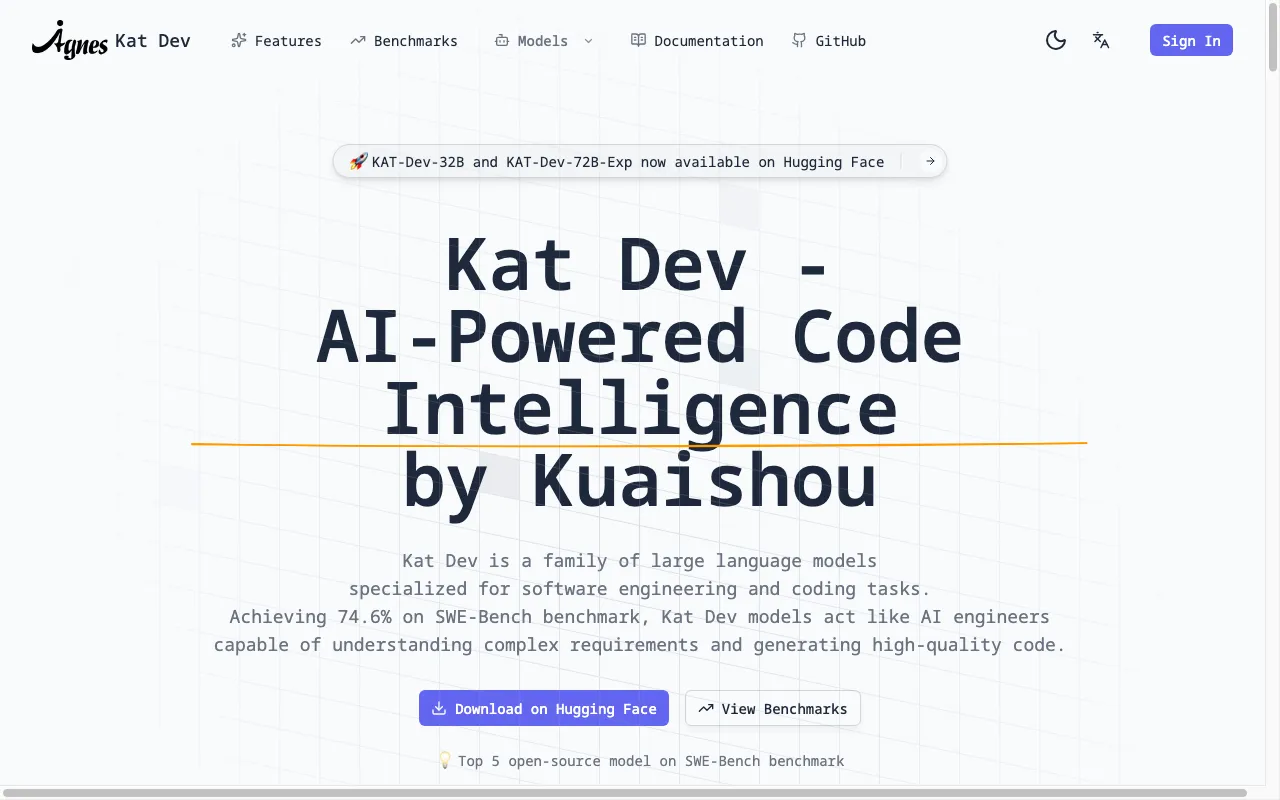 kat dev — preview screenshot
