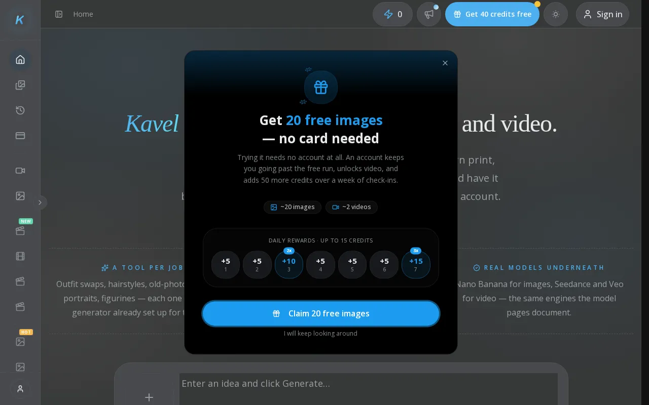 Kavel AI — preview screenshot