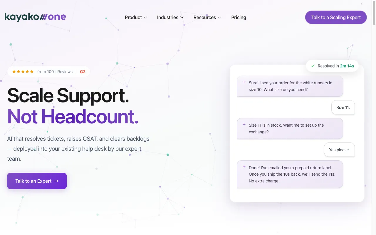 Kayako — preview screenshot