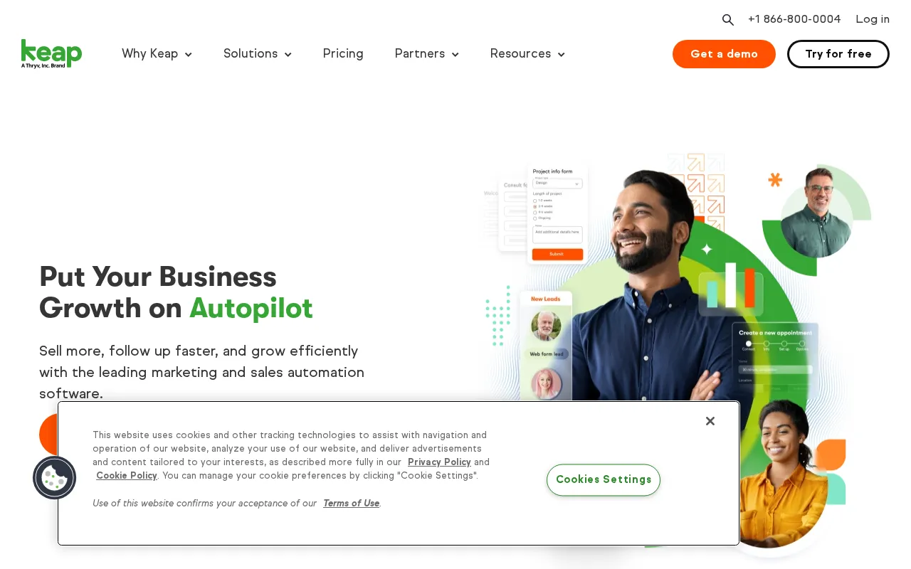 Keap — preview screenshot