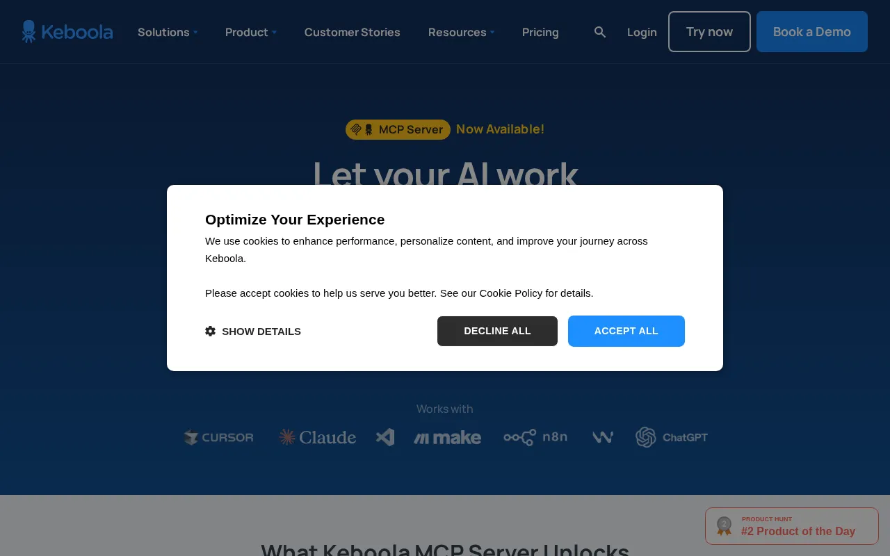 Keboola MCP Server — preview screenshot