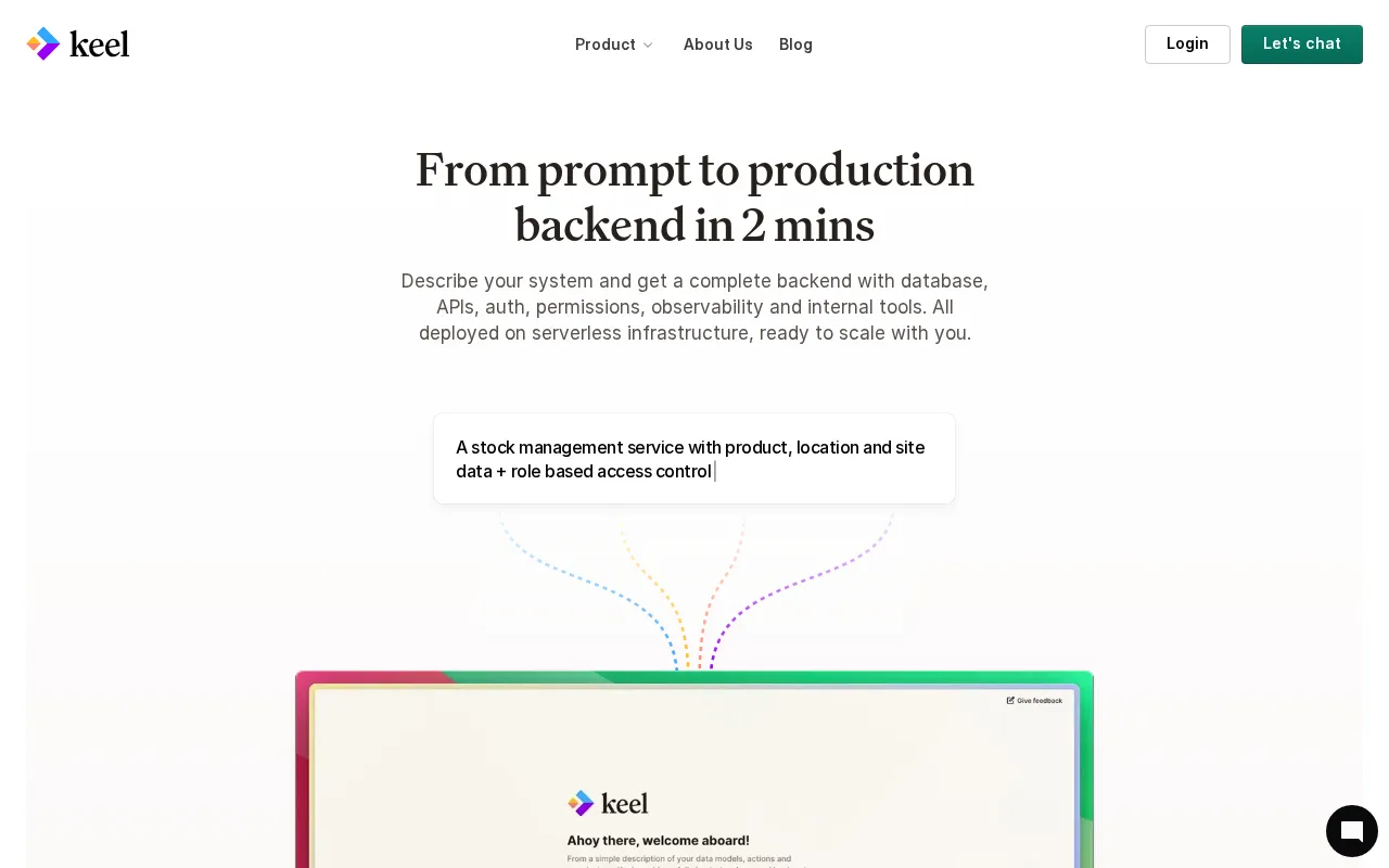Keel Studio — preview screenshot