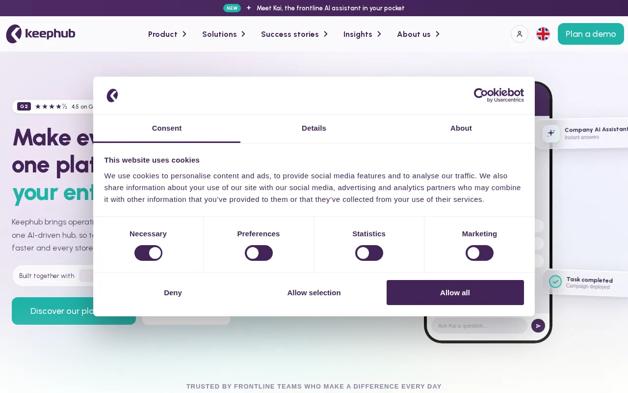Keephub — preview screenshot