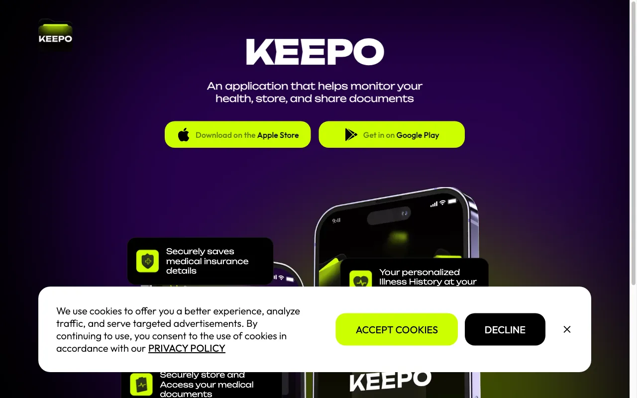 Keepo — preview screenshot
