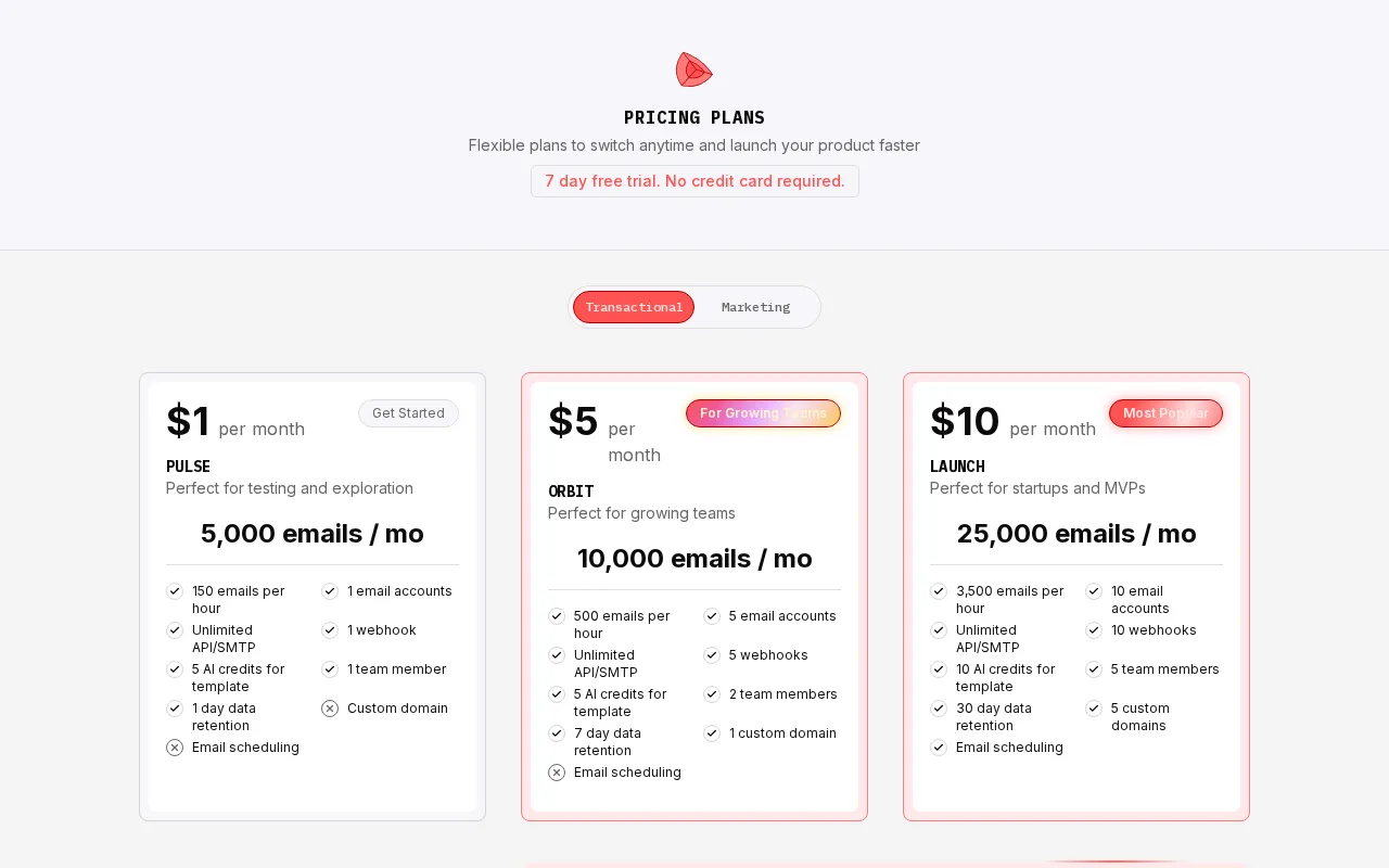 Keplars — pricing page