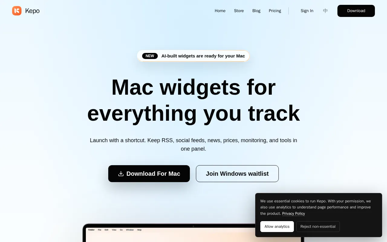kepo.ai — preview screenshot