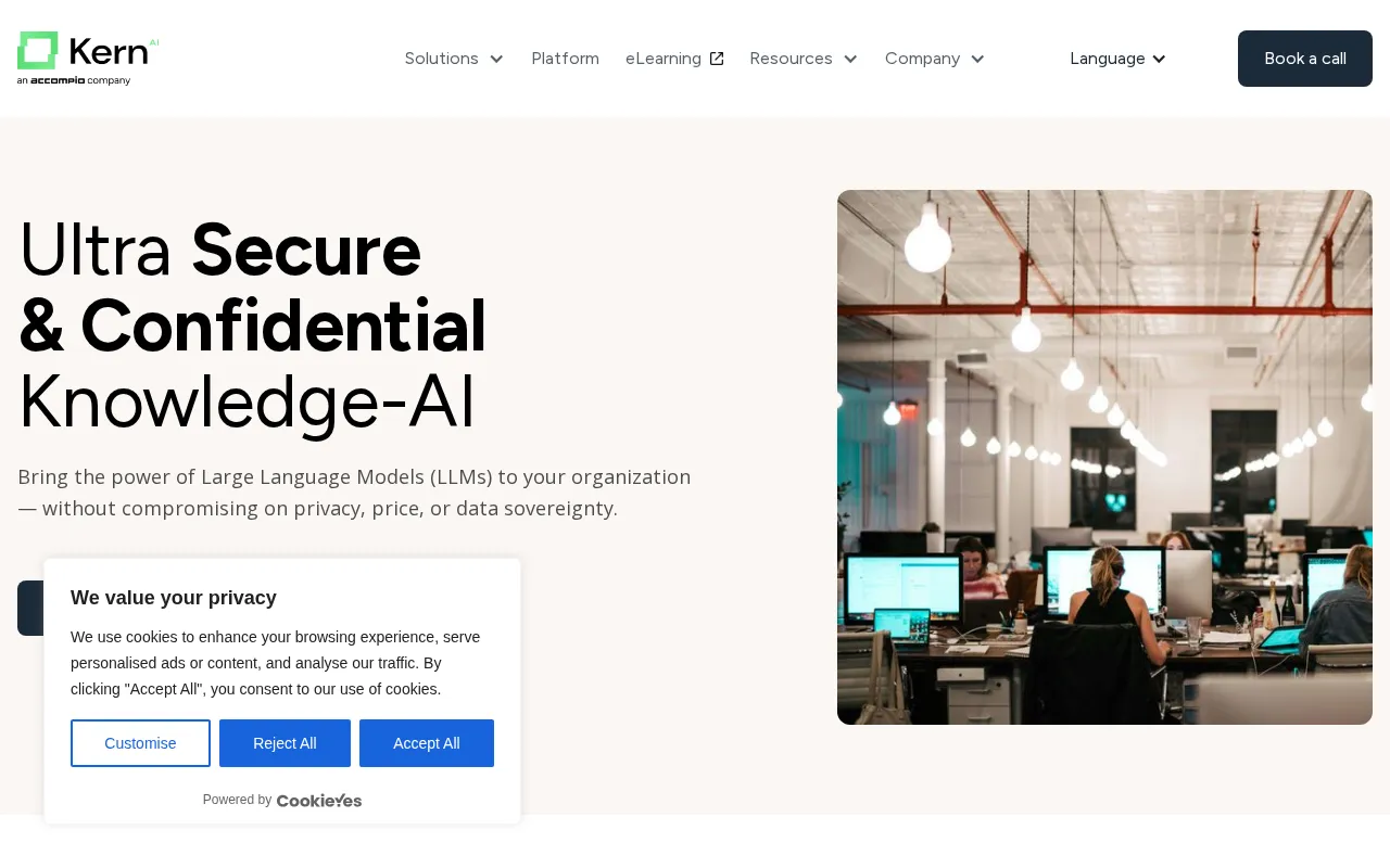 Kern AI refinery — pricing page