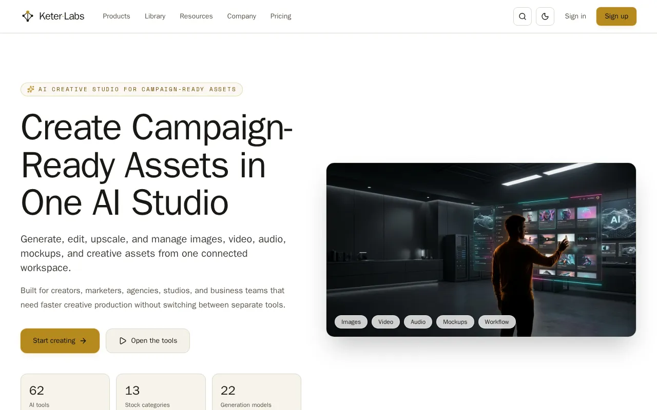Keter Labs — preview screenshot