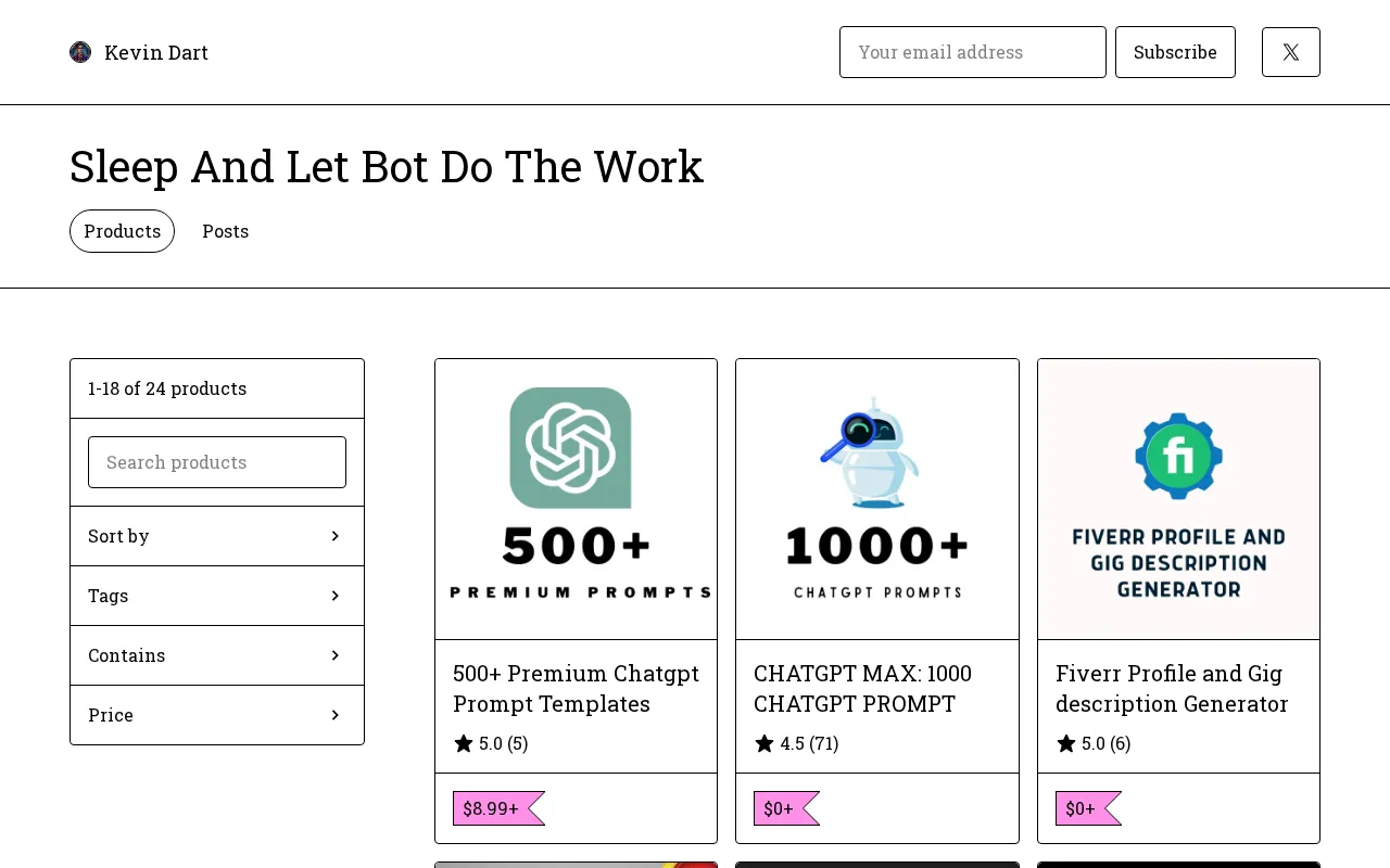 Kevin Dart — preview screenshot