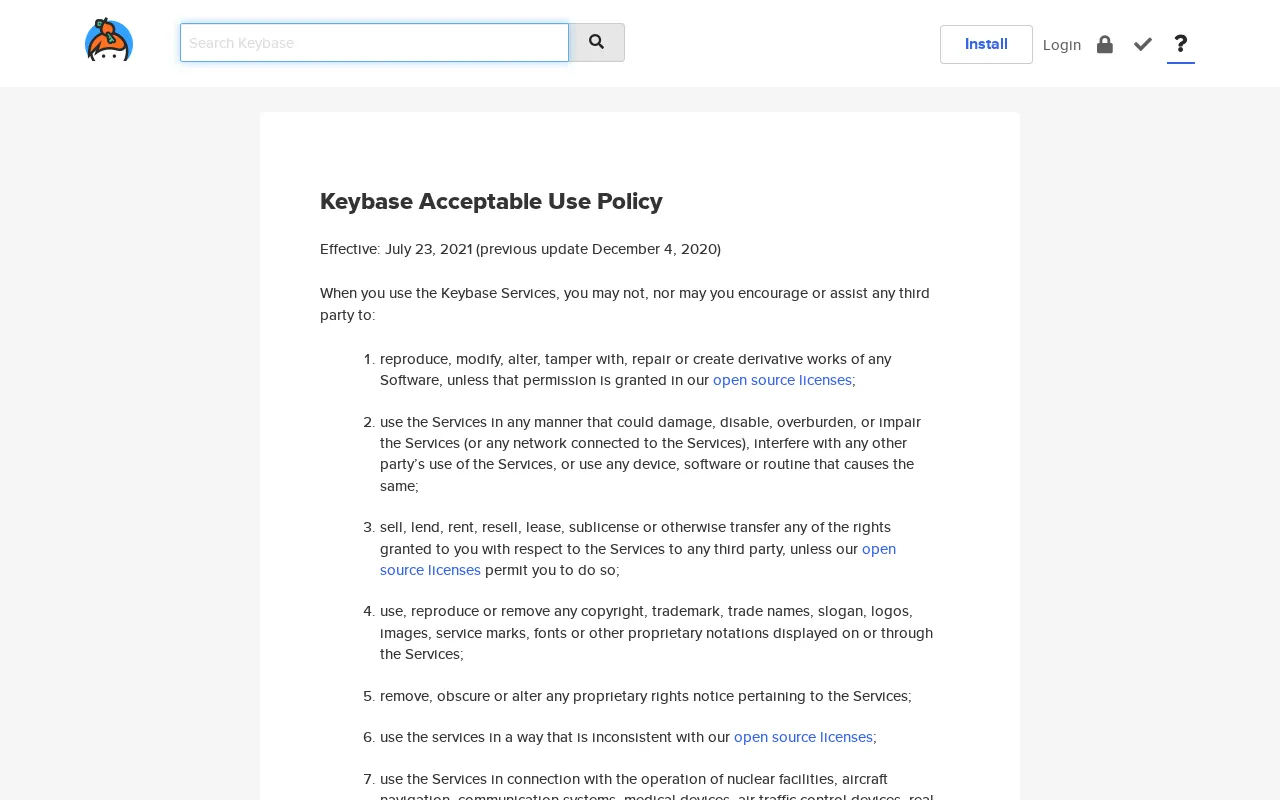 Keybase — preview screenshot