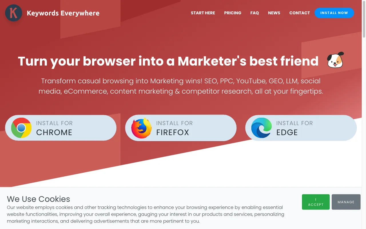 Keywords Everwhere — preview screenshot