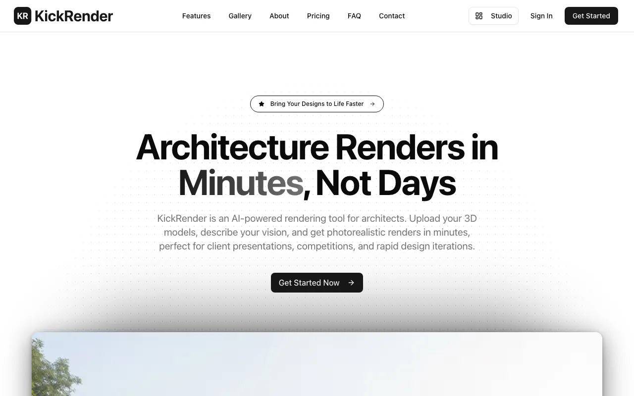 KickRender — preview screenshot