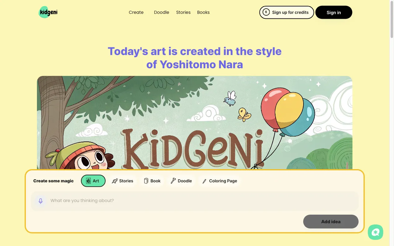 Kidgeni — preview screenshot