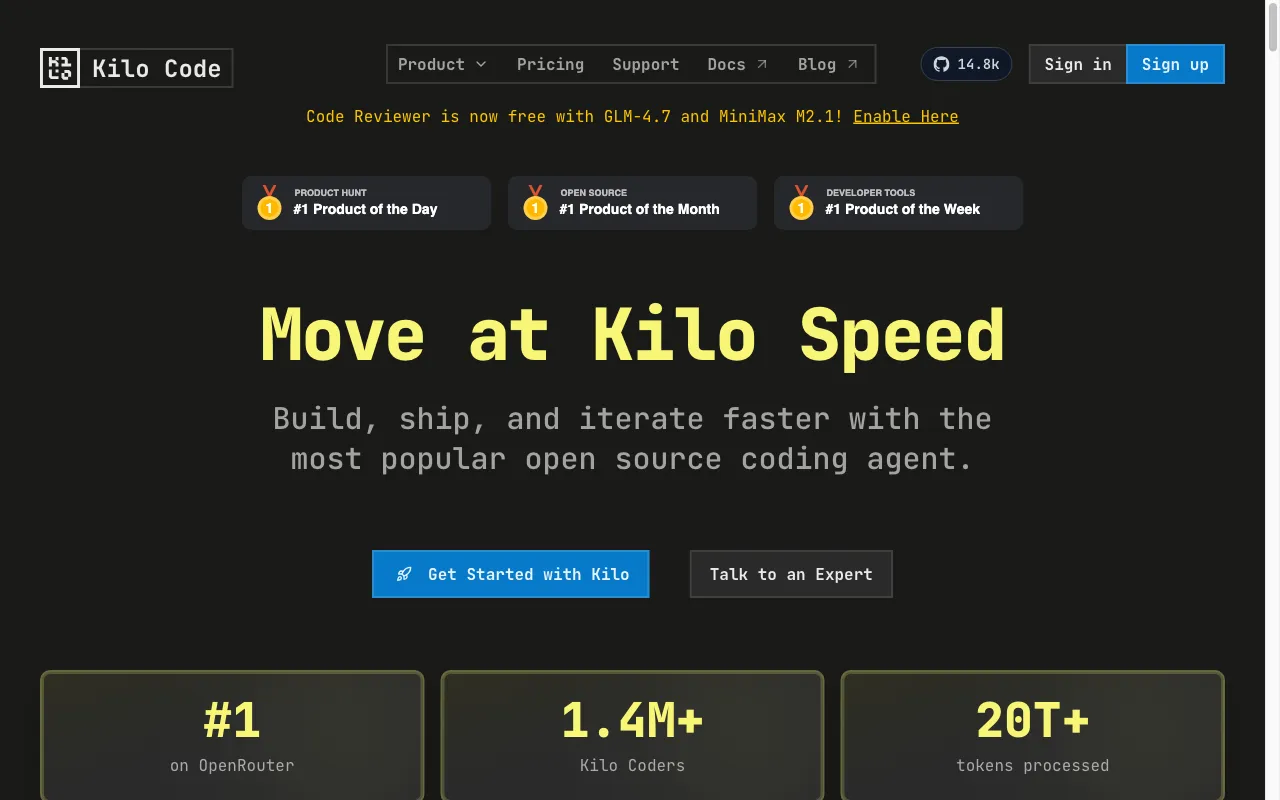 Kilo AI — preview screenshot