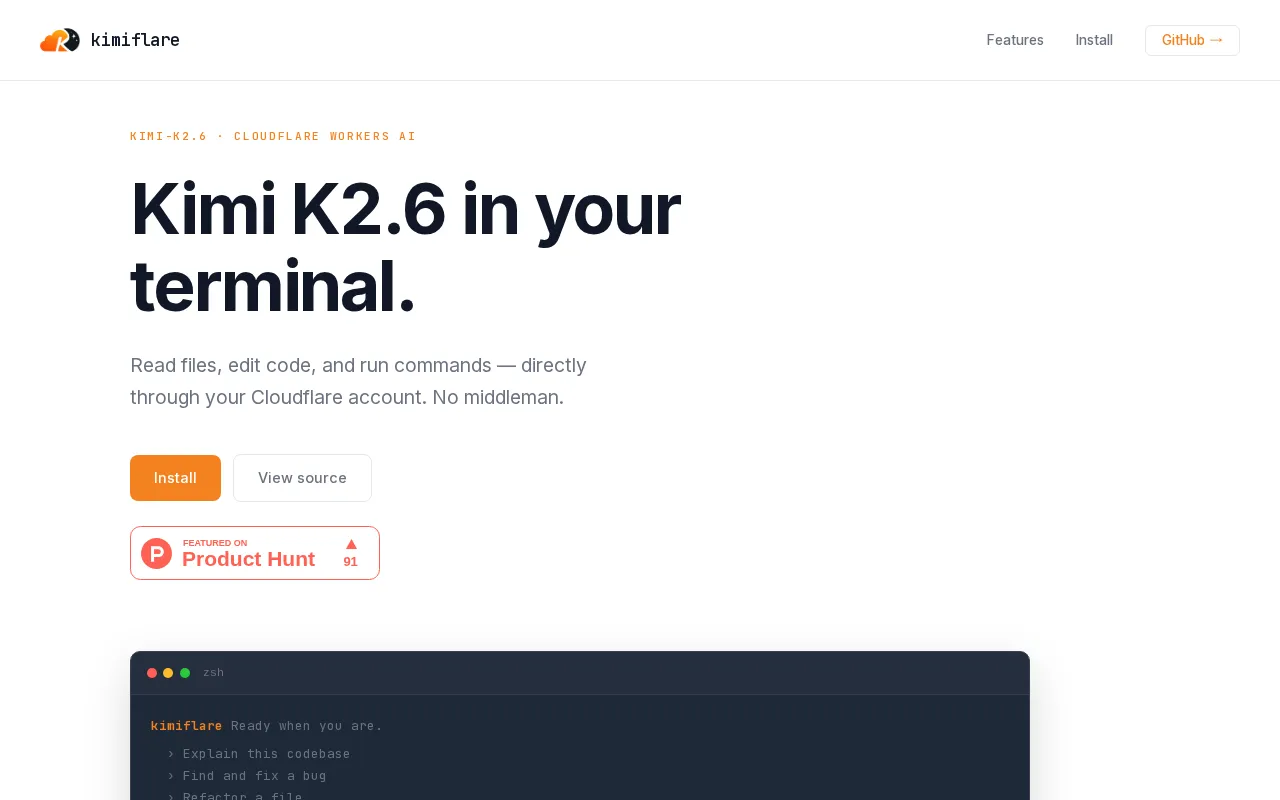 kimiflare — preview screenshot