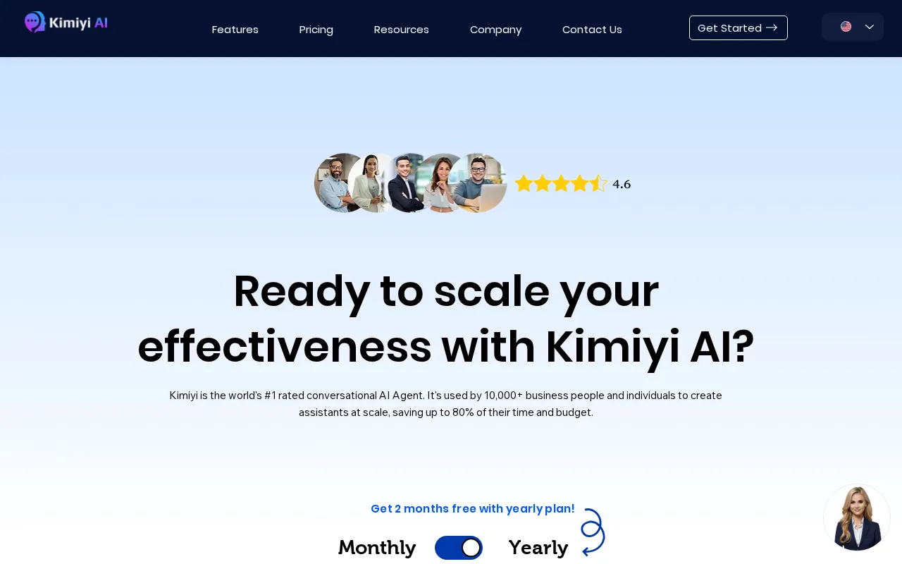 Kimiya AI — pricing page