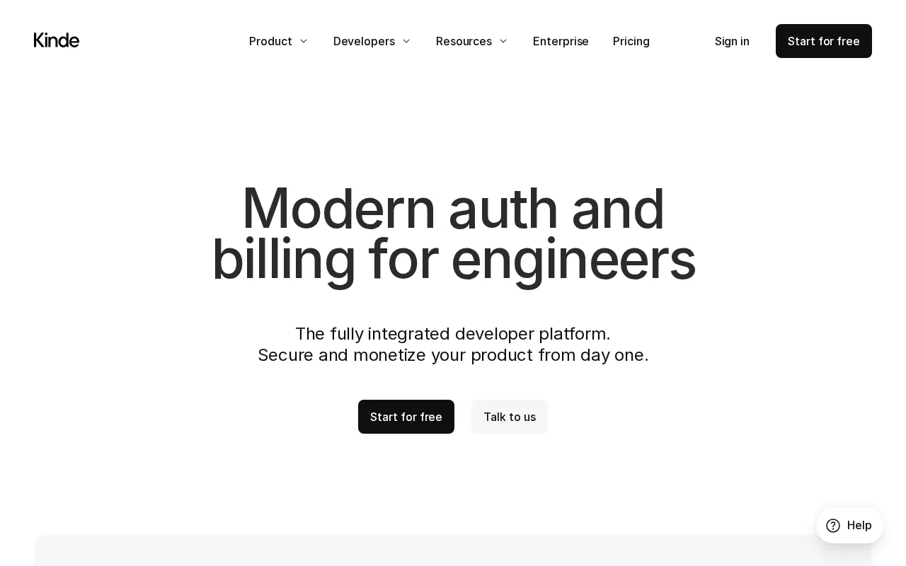Kinde — preview screenshot