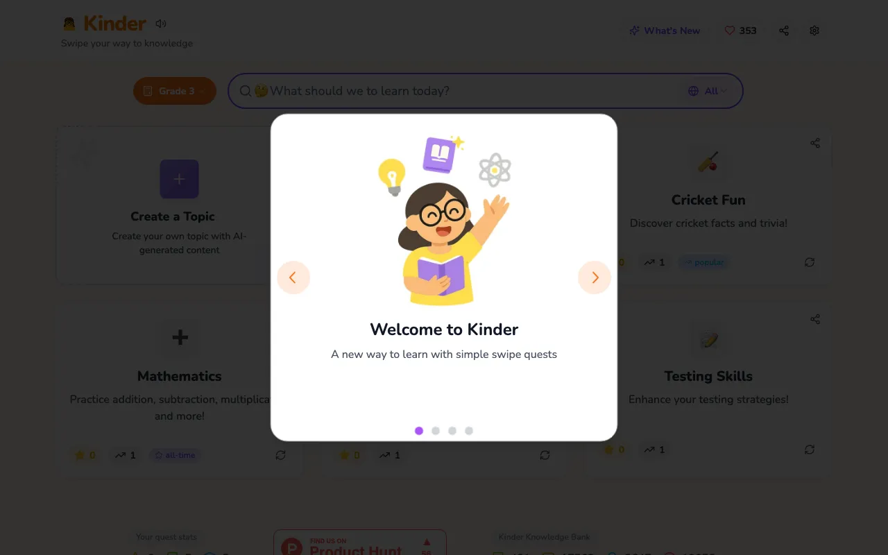 Kinder games — preview screenshot
