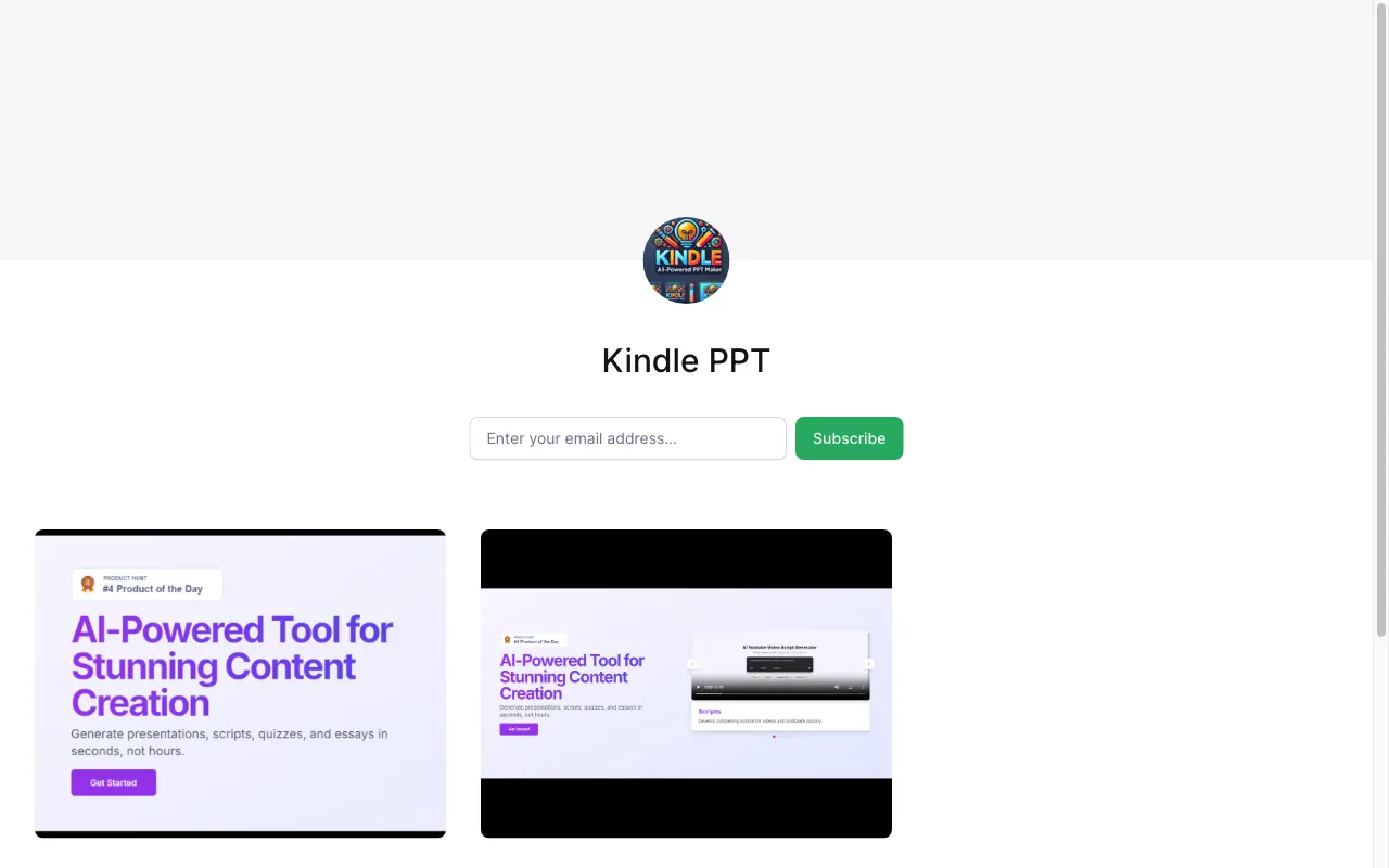 KindlePPT — preview screenshot