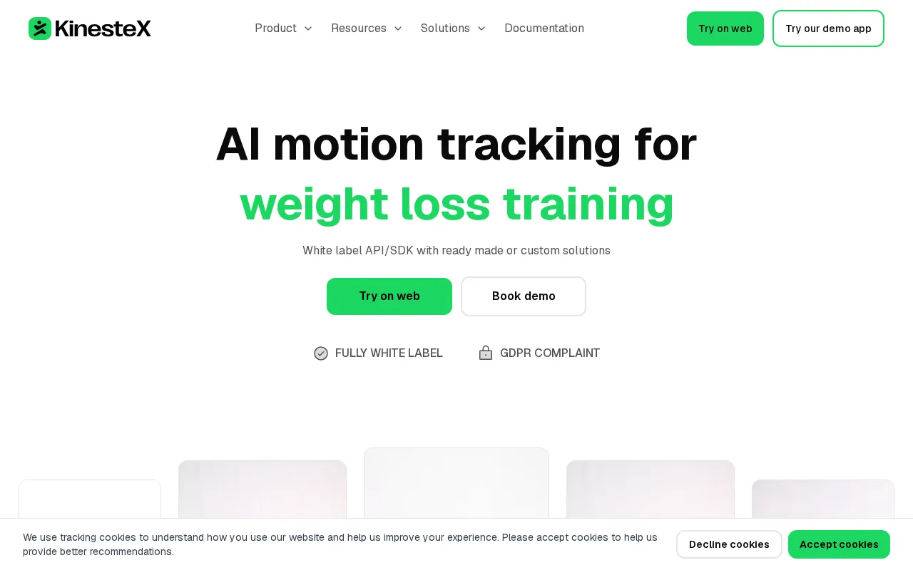 KinesteX AI Personal Trainer in your Digital Health Platform — preview screenshot