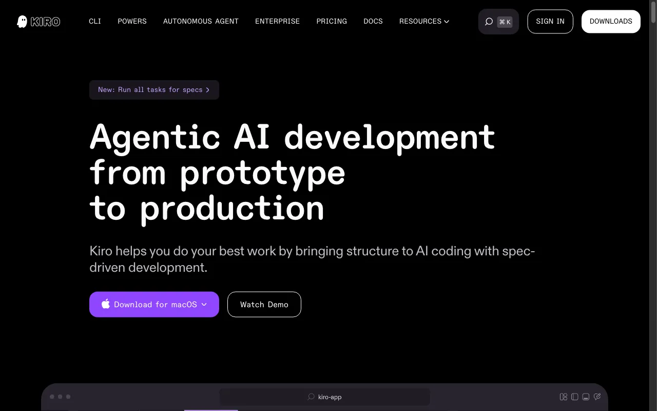 Kiro — preview screenshot