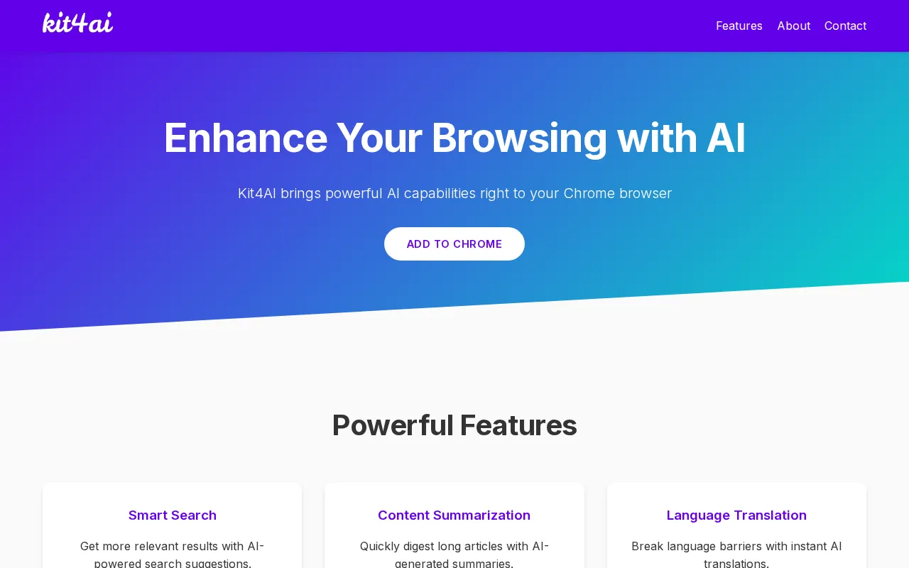 Kit4AI — preview screenshot