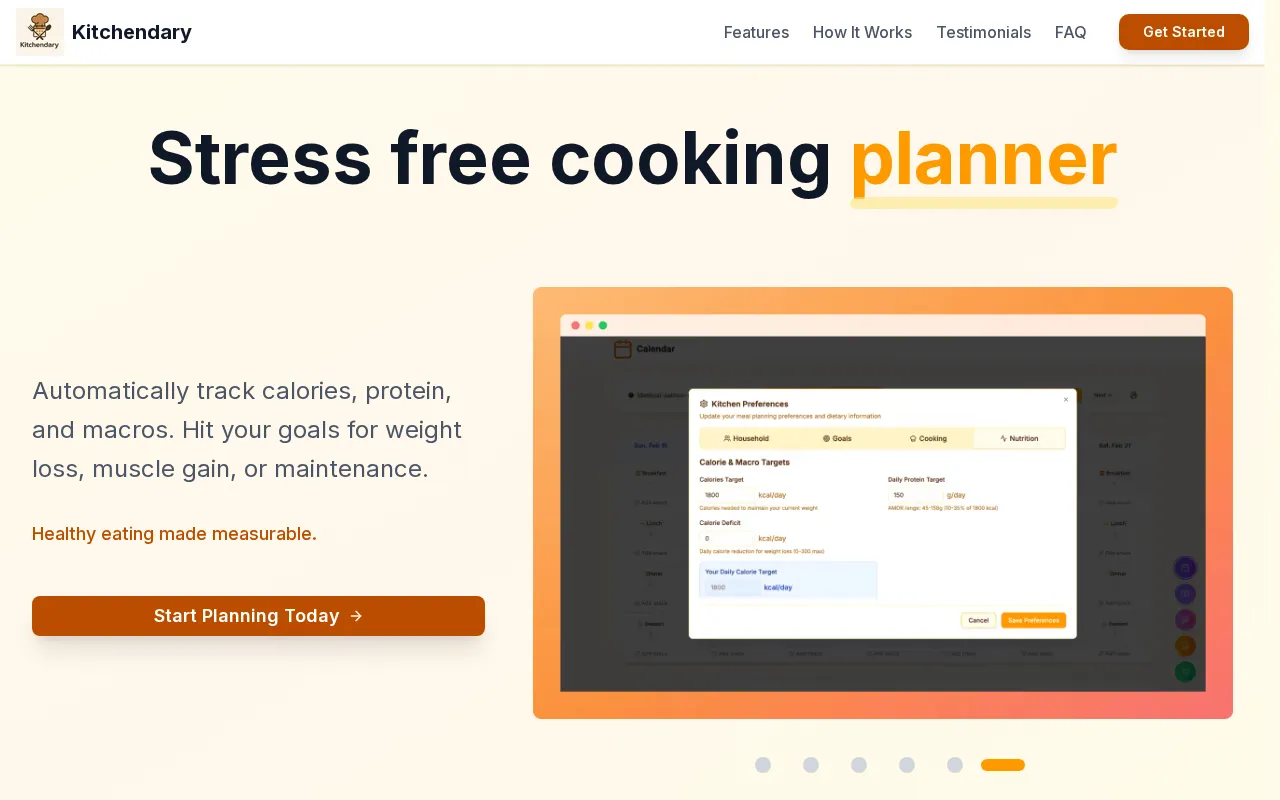 Kitchendary — preview screenshot