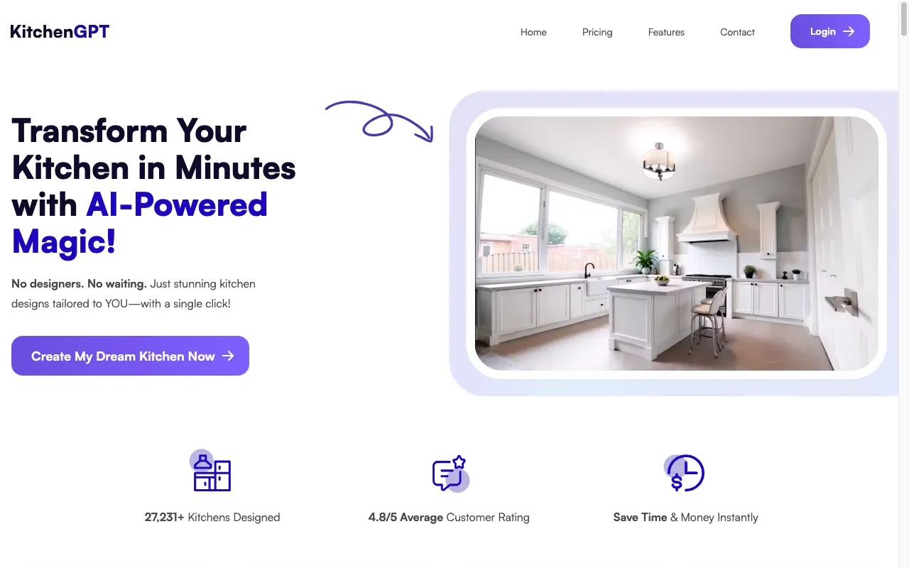 kitchenGPT.io — preview screenshot