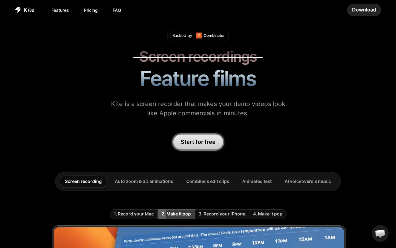 Kite — preview screenshot