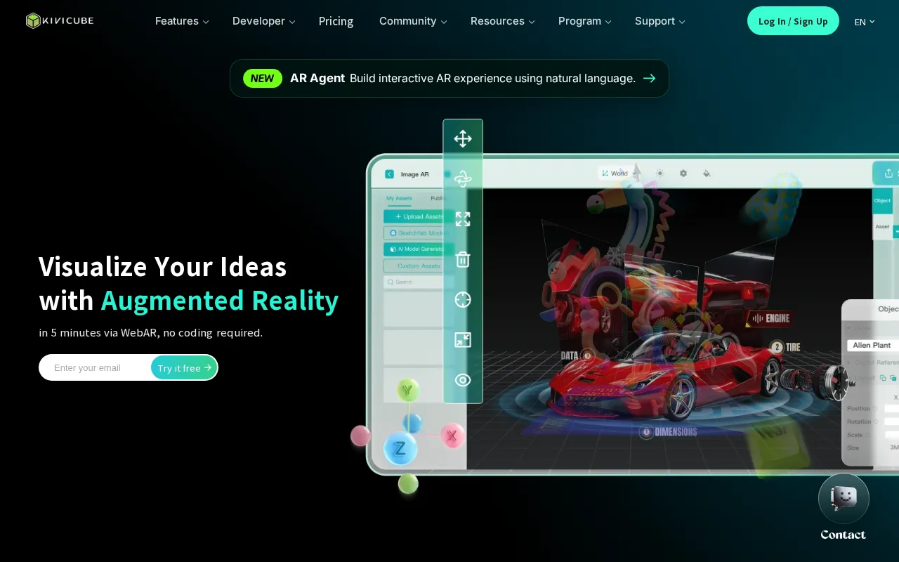 Kivicube — preview screenshot