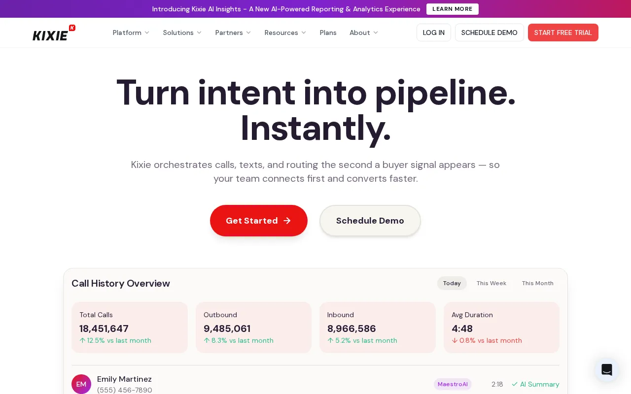 Kixie — preview screenshot