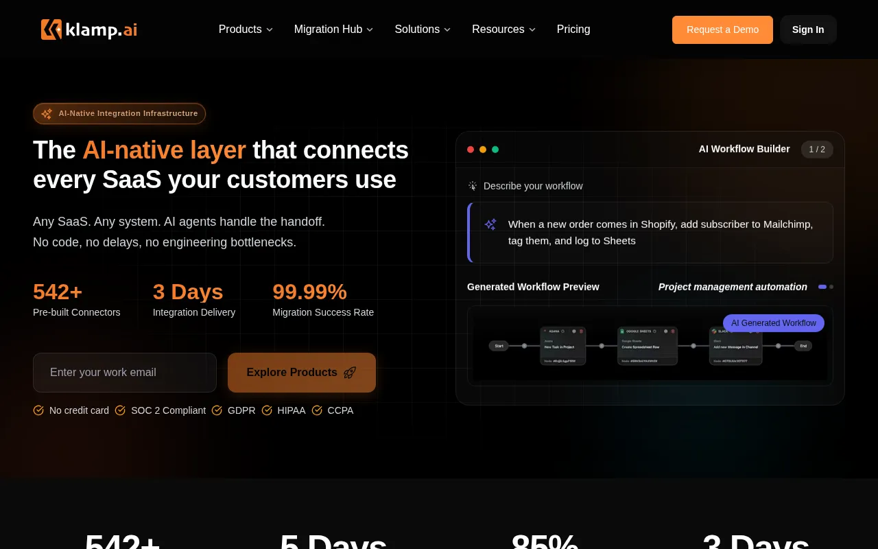Klamp — preview screenshot