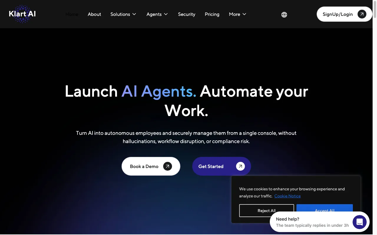 Klart AI — preview screenshot
